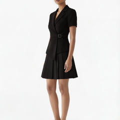 Valentina Two-Piece Pleated Dress