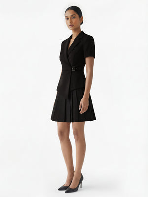 Valentina Two-Piece Pleated Dress
