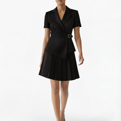 Valentina Two-Piece Pleated Dress
